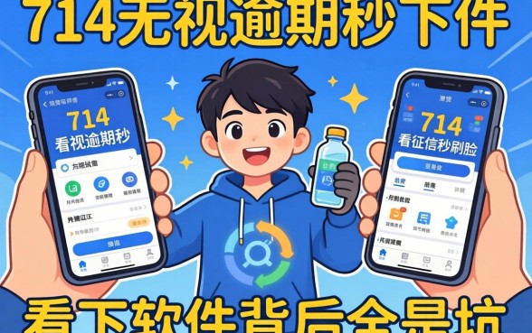 我试了所谓的网贷不看征信不刷脸，发现714无视逾期秒下的软件背后全是坑