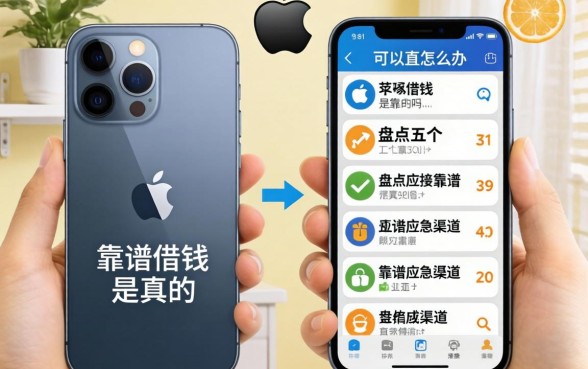 急需用钱怎么办?苹果手机可以直接借钱是真的吗?盘点五个靠谱应急渠道