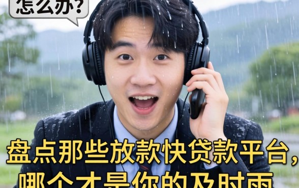 急需用钱怎么办？盘点那些放款快的贷款平台，哪个才是你的及时雨？