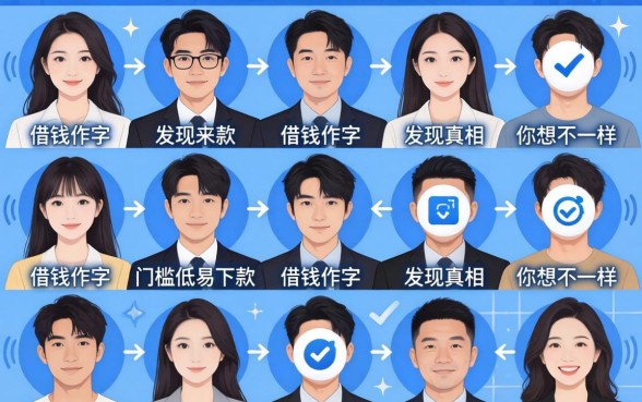 我试了十几个宣称无需刷脸的借钱软件，发现门槛低易下款的真相和你想的不一样