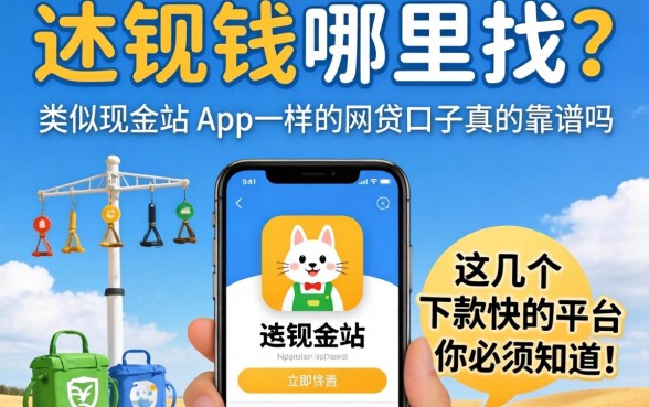 急需用钱哪里找?类似现金站app一样的网贷口子真的靠谱吗?这几个下款快的平台你必须知道!