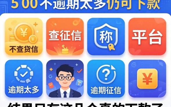 我试了7个声称5000贷款不查征信和逾期太多仍可下款的平台，结果只有这几个真的下款了