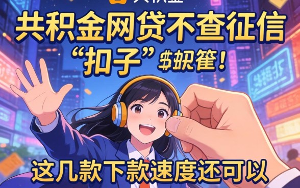 揭秘公积金网贷不查征信的扣子,这几款下款速度还可以