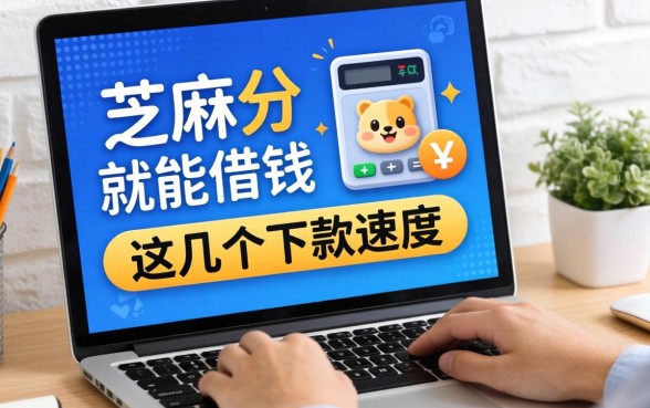 盘点只用芝麻分就能借钱的平台,这几个下款速度还行