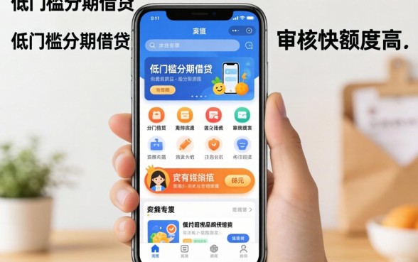 盘点几个实用的低门槛分期借贷app，审核快额度高