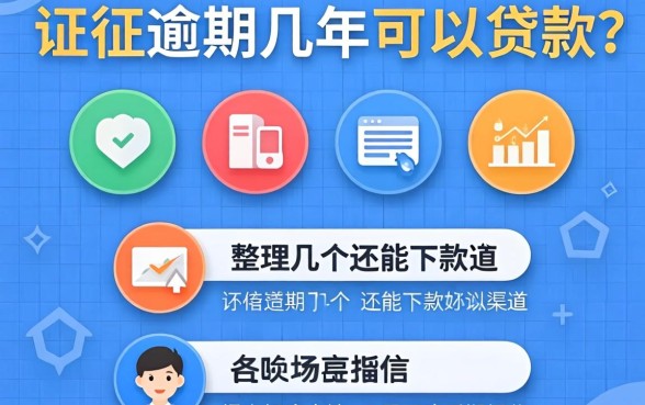 征信逾期几年可以贷款？整理了几个还能下款的渠道