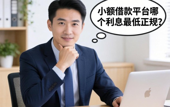 银行经理说真话：小额借款平台哪个利息最低正规？答案可能和你想的不一样