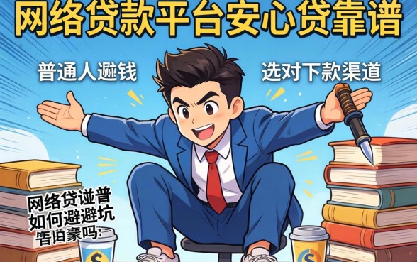 急需用钱却四处碰壁？网络贷款平台安心贷靠谱吗？普通人如何避坑选对下款渠道？