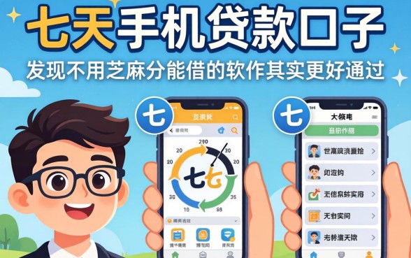 我试了七天手机贷款口子，发现不用芝麻分能借的软件其实更好通过