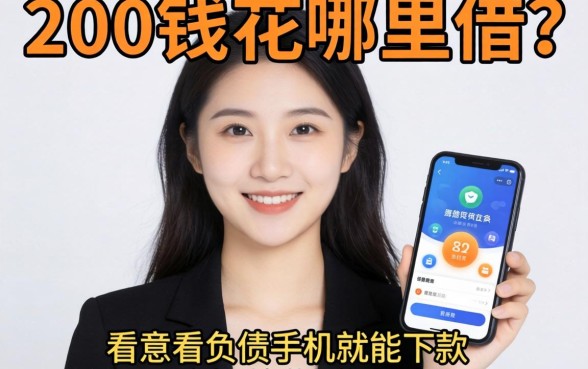 急需200块钱在哪借？分享几个不看负债和征信的平台，有手机就能下款