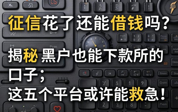 征信花了还能借钱吗？揭秘黑户也能下款的口子，这五个平台或许能救急！