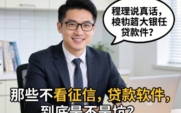 银行经理说真话：那些不看征信的贷款软件，到底是不是坑？
