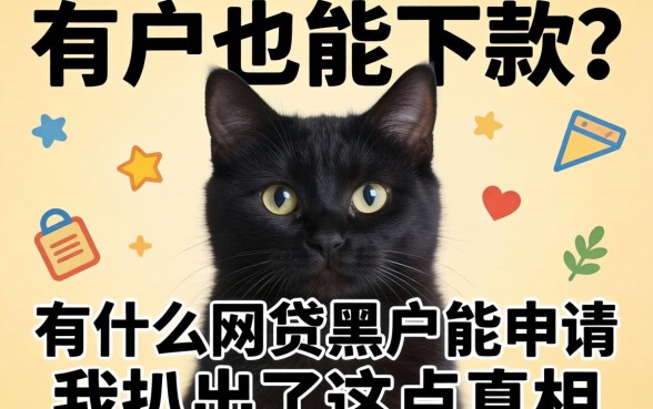 黑户也能下款？有什么网贷黑户能申请，我扒出了这点真相