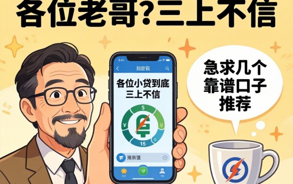 求助各位老哥，手机小贷到底上不上征信？急求几个靠谱口子推荐！