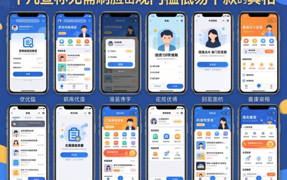 我试了十几个宣称无需刷脸的借钱软件，发现门槛低易下款的真相和你想的不一样