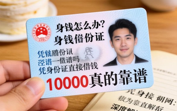 急需用钱怎么办?凭身份证直接借钱10000真的靠谱吗?深度解析与实操指南