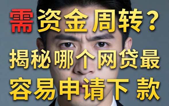 急需资金周转？揭秘哪个网贷最容易申请下款呢