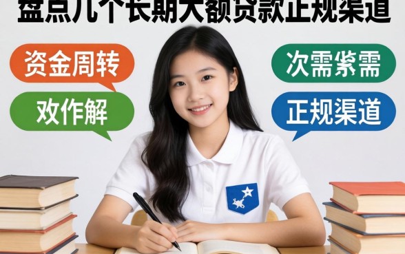 急需资金周转？盘点几个长期大额贷款正规渠道