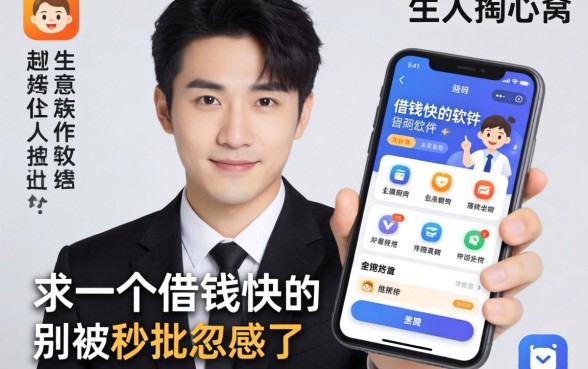 生意人掏心窝：求一个借钱快的软件，别被秒批忽悠了