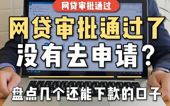 网贷审批通过了但没有去申请？盘点几个还能下款的口子