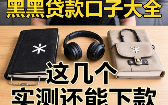 整理了一份网黑贷款口子大全，这几个实测还能下款