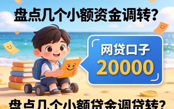 急需资金周转？盘点几个小额贷款20000的网贷口子