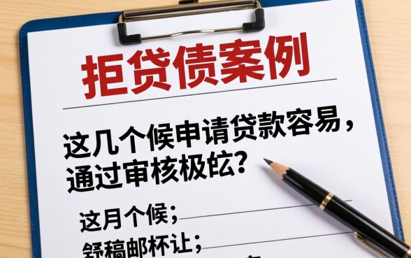 我观察了上千份拒贷案例，发现这几月份申请贷款容易通过审核的秘密