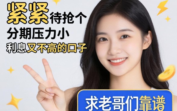 手头紧想找个分期压力小、利息又不高的口子,求老哥们推荐几个靠谱的平台!