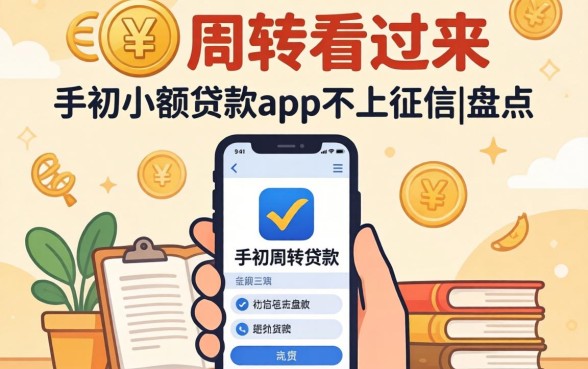 急需周转看过来:手机小额贷款app不上征信的盘点