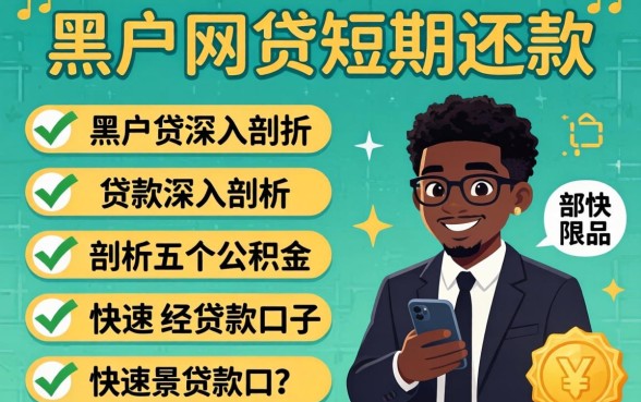 黑户网贷短期还款，深入剖析五个公积金快速贷款口子
