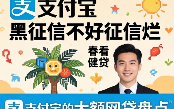 征信黑征信不好征信烂不看支付宝的大额网贷盘点