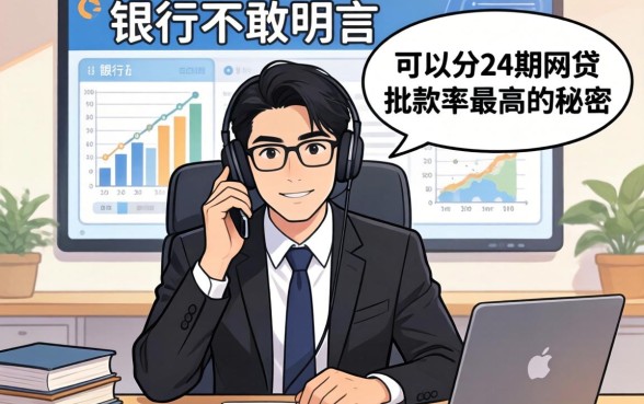银行经理不敢明说：可以分24期的网贷，批款率最高的秘密