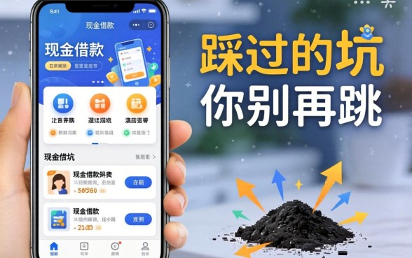 黑户类似现金借款的软件有哪些?我踩过的坑你别再跳