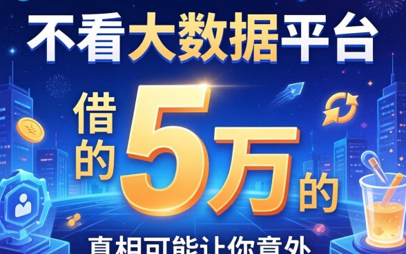 我试了那些宣称不看大数据的平台，借5万的真相可能让你意外
