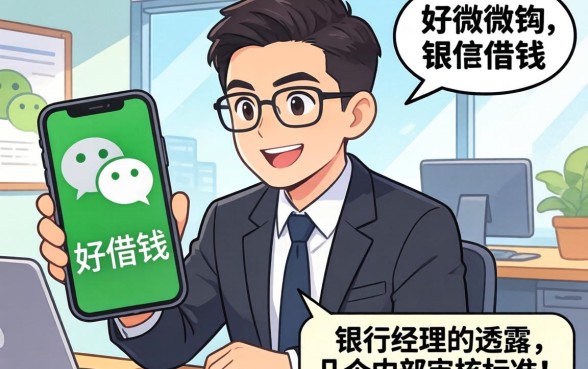 微信有什么好借钱的？银行经理透露几个内部审核标准