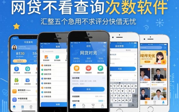 网贷不看查询次数的软件，汇整五个急用不求评分快借无忧的app