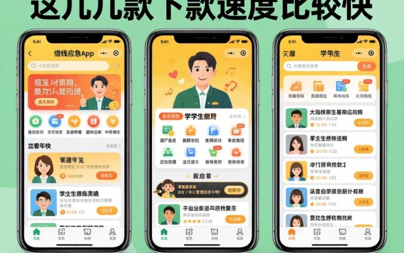 学生借钱应急app不看年龄，这几款下款速度比较快