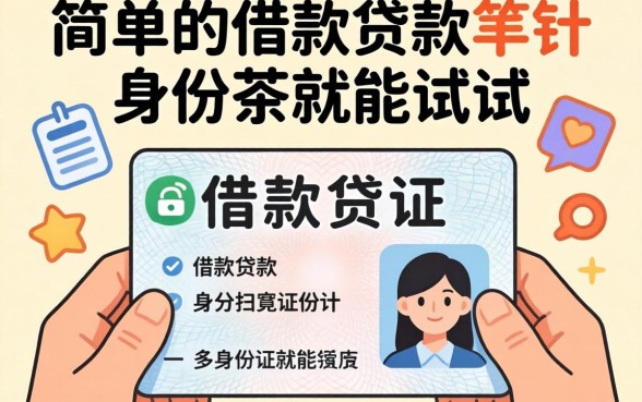 盘点几款简单的借款贷款软件，有身份证就能试试