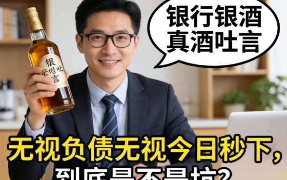 银行经理酒后吐真言：无视负债无视今日秒下，到底是不是坑？