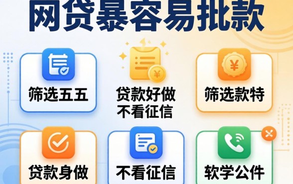 有什么网贷最容易批款,筛选五个贷款好做不看征信的软件