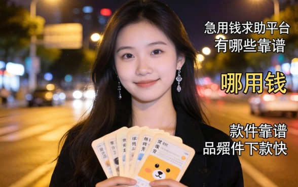 深夜急需用钱怎么办？急用钱求助平台有哪些软件靠谱且下款快？