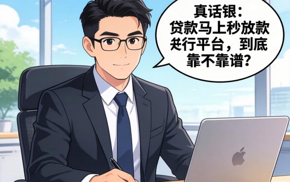 银行经理说真话:贷款马上秒放款的平台,到底靠不靠谱?
