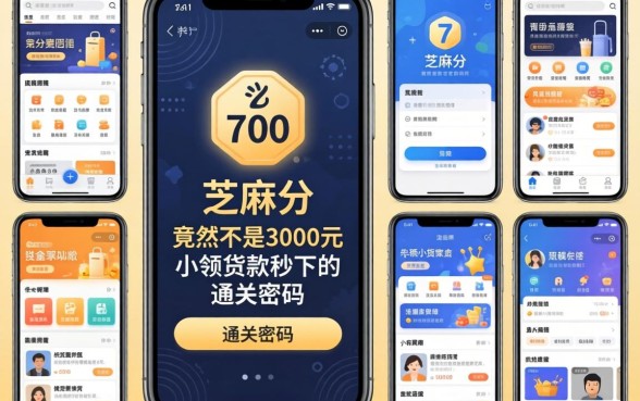 我试了十几个平台，发现芝麻分700竟然不是3000元小额贷款秒下的通关密码