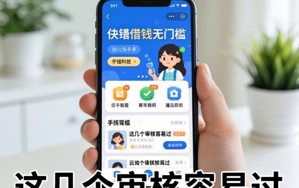 手机快速借钱无门槛的软件，这几个审核容易过