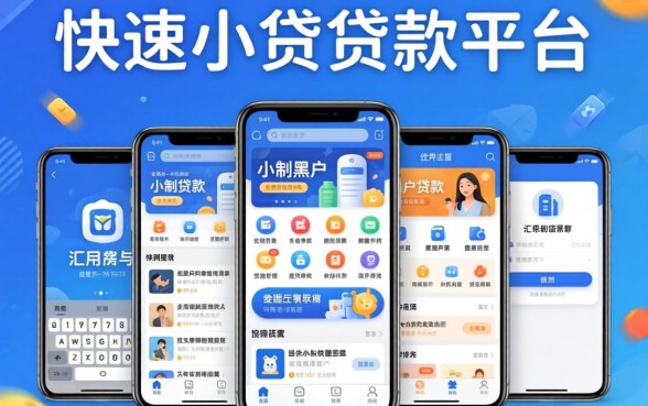 无需审核快速小额贷款的平台，汇整五个手机小额黑户快速贷款app