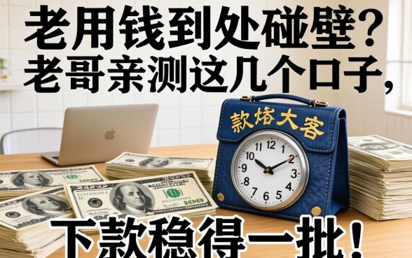 急用钱到处碰壁？老哥亲测这几个口子，下款稳得一批！