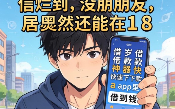 我征信烂到没朋友,居然还能在18岁借款神器快速下款app里借到钱