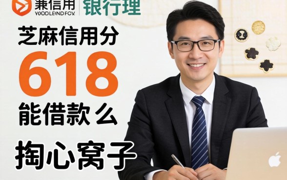 芝麻信用分618能借款么？银行经理跟你掏心窝子