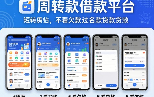 短期周转的借款平台，规整5个不看欠款的贷款软件