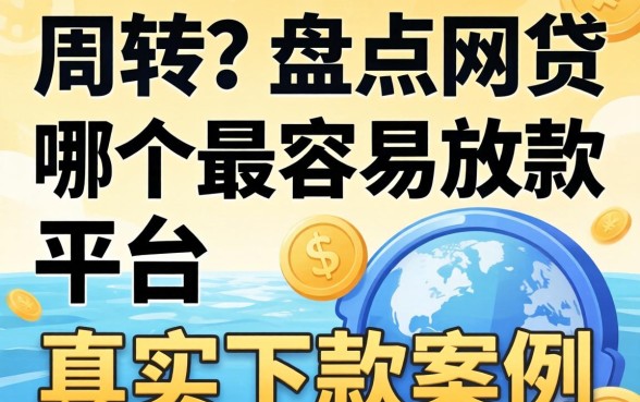 急需周转?盘点网贷哪个最容易放款的平台及真实下款案例